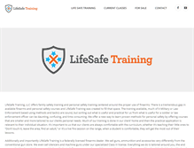 Tablet Screenshot of lifesafetraining.com